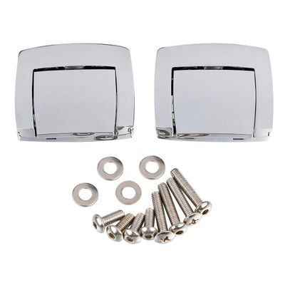 SLMOTO Chrome Trunk Latch Hinge Kit Fit For Harley Touring 1980-2013