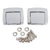 SLMOTO Chrome Trunk Latch Hinge Kit Fit For Harley Touring 1980-2013 view 1