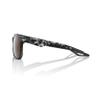 100% Centric Angular Frame Sunglasses - Durable, Lightweight Active Performance Eyewear w/Rubber Temple & Nose Grip (MATTE BLACK HAVANA - Bronze) view 3