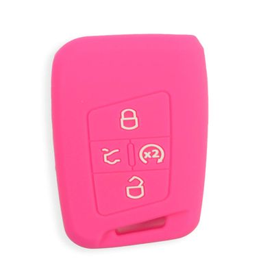 HEM HIGH-END MOTORSPORTS Solid Silicone Rubber Remote Cover for Volkswagen Atlas 2018-2023 (Hot Pink)