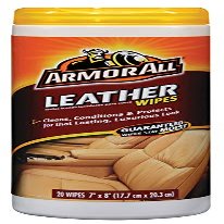 Armor All 8132326 Leather Cleaner, Assorted - 20 Wipes (Pack of 2)2