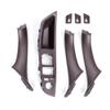 GZYF Car Auto 7 Pieces Set Door Handles, Armrest Pull Handle, Window Switch Panel Button Frame, Compatible with for BMW 5 Series F10 F11 F18 2010-2017, Mocha view 1
