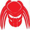 Cartat2s Predator Vinyl Decal 5.5 X 5.5in Car Truck Window Sticker Wall Toolbox Laptop Pick Color (red) view 1
