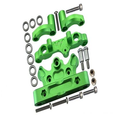 Aluminum Steering Assembly for Arrma 1:5 KRATON 8S BLX/Outcast 8S BLX/KRATON EXB Roller - 22Pc Set Green