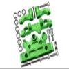 Aluminum Steering Assembly for Arrma 1:5 KRATON 8S BLX/Outcast 8S BLX/KRATON EXB Roller - 22Pc Set Green view 1