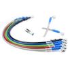 400-2400mm AN3 1/8inch 28 90 Degree M10 Motorcycle Hydraulic Brake Line Oil Hose Pipe Fitting Stainless Steel Braided for ATV Motorcycle Motocross Pit Dirt Street Racing bike - 800mm Black view 1
