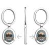 PRS Vinyl Philadelphia City Pennsylvania USA Label Double Sided Stainless Steel Keychain Key Ring Chain Holder Car/Key Finder view 2