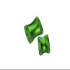 Aluminum Collar for Rear Chassis Brace for Arrma 1:8 KRATON 6S / Notorious 6S / Outcast 6S / Talion 6S / KRATON 6S V5 / Notorious 6S V5 Upgrades - 2Pc Set Green view 1