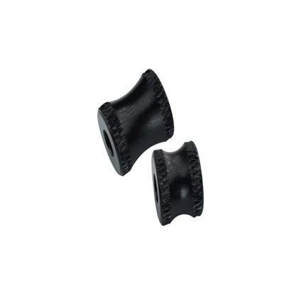 Aluminum Collar for Rear Chassis Brace for Arrma 1:8 KRATON 6S / Notorious 6S / Outcast 6S / Talion 6S / KRATON 6S V5 / Notorious 6S V5 Upgrades - 2Pc Set Black