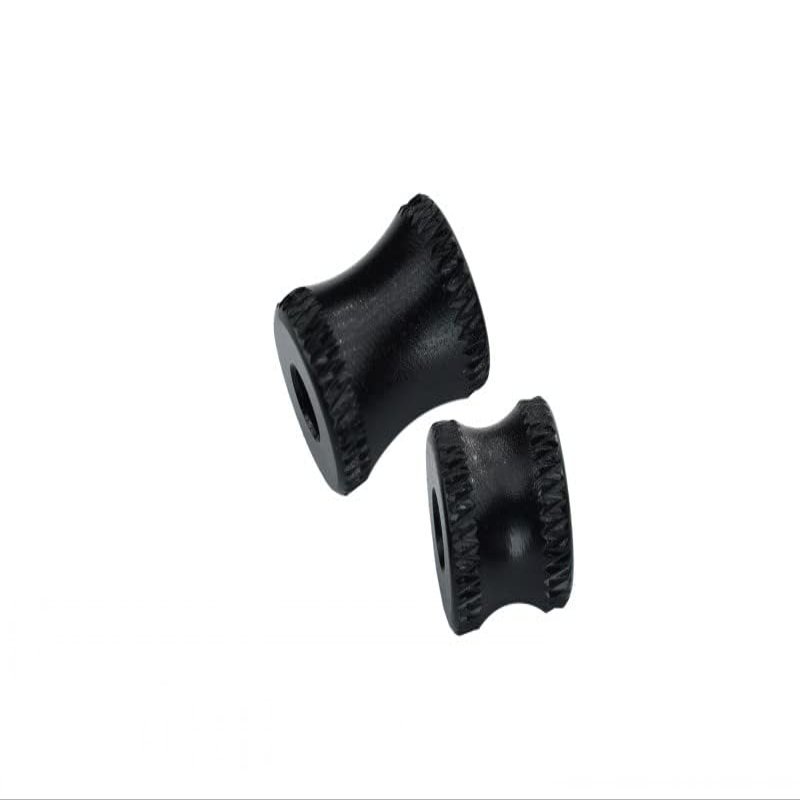 Aluminum Collar for Rear Chassis Brace for Arrma 1:8 KRATON 6S / Notorious 6S / Outcast 6S / Talion 6S / KRATON 6S V5 / Notorious 6S V5 Upgrades - 2Pc Set Black