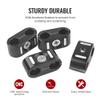 GZYF Motorcycle 4 Pcs Front Cable Holder Clamp, Brake Clutch Wire/Throttle Cable Clamps Compatible with Harley Touring Dyna Sportster Softail 1984-UP view 4