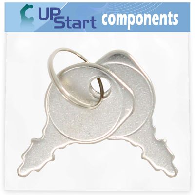 UpStart Components 725-0201 Starter Key Set Replacement for John Deere 1500 Utility Vehicle - PC2124 - Compatible with 109310X Ignition Key