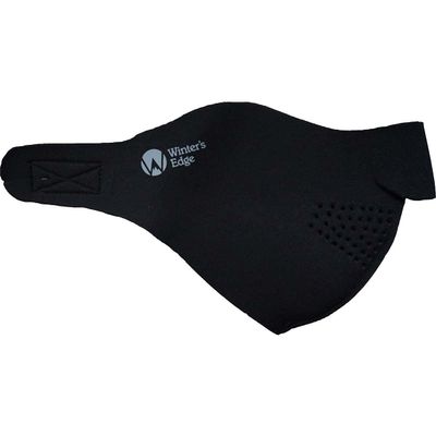 Winter's Edge Unisex Neoprene Face Mask with Breathing Holes (Black/Medium)