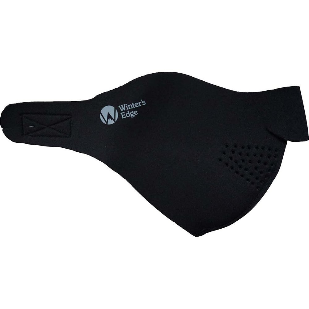 Winter's Edge Unisex Neoprene Face Mask with Breathing Holes (Black/Small)