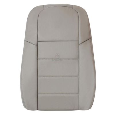 Richmond Auto Upholstery - Driver Lean Back Compatible with 2006-2007 Dodge Charger SE, SXT & R/T, Replacement Leather Seat Cover, Light Graystone
