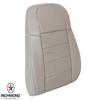 Richmond Auto Upholstery - Driver Lean Back Compatible with 2006-2007 Dodge Charger SE, SXT & R/T, Replacement Leather Seat Cover, Light Graystone view 2