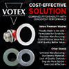 VOTEX - Made in USA - M16 16MM Oil Drain Plug Crush Washer Gasket Seal Ring for BMW,Mini,Subaru and More - Oil/Coolant (20 Pack) - Aluminum - 07119963252, 07119963251, 07119963259, 803916010, ACWM16 view 2
