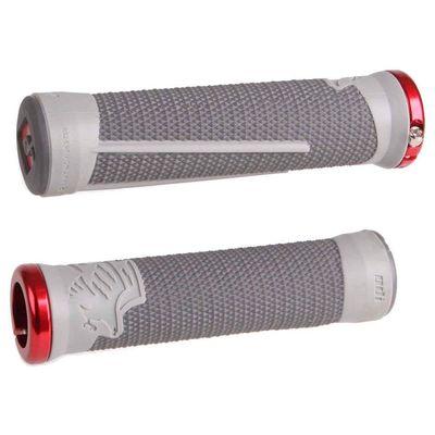 ODI AG2 v2.1 MTB Lock On Grips 135mm - Graphite/Grey One Size,D35A2HG-R