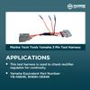 Marine Tech Tools Yamaha 3 Pin Test Harness, Yamaha Equivalent Part Number: YB-06846, 90890-06486, Checks Rectifier Regulator for Continuity, Securely Connects Multimeter Probes view 3