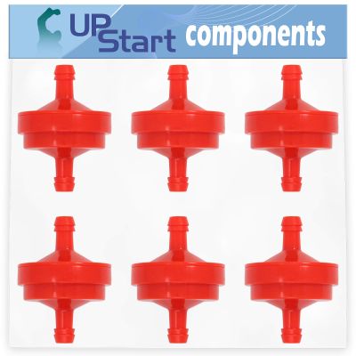 UpStart Components 6-Pack 394358 Fuel Filter Replacement for MTD BS-298090S - Compatible with 298090S Fuel Filter 150 Micron