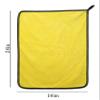 Solid Multipurpose Plush Microfiber Cleaning Cloth Towel for Household, Car Washing, Drying & Auto Detailing - 11" x 22" (6) view 3