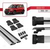 accessorypart Compatible with Skoda Yeti (5L) 2009-2017 Fly Model Car Roof Rack Cross Bar Gray Aluminium 2 Bars view 4