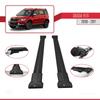 accessorypart Compatible with Skoda Yeti (5L) 2009-2017 Fly Model Car Roof Rack Cross Bar Black Aluminium 2 Bars view 3