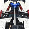Stainless Steel Adjustable Front Steering & Rear Upper Arm Tie Rod (No Ball Ends) for Arrma 1/5 KRATON 8S BLX/OUTCAST 8S BLX - 4Pc Set view 3