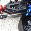 Stainless Steel Adjustable Front Steering & Rear Upper Arm Tie Rod (No Ball Ends) for Arrma 1/5 KRATON 8S BLX/OUTCAST 8S BLX - 4Pc Set view 4