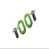 Kyosho Motorcycle NSR500 Upgrade Parts Aluminum Oval Washer for Gear Box - 2Pcs Green view 1