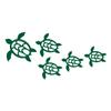 NBFU Hawaii Family Turtles Swimming (Green) (Set Of 2) Premium Waterproof Vinyl Decal Stickers for Laptop Phone Accessory Helmet Car Window Bumper Mug Tuber Cup Door Wall view 1