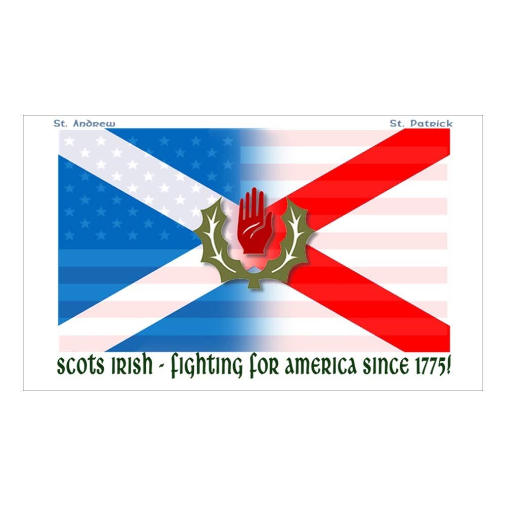 CNW Studio Scots-Irish - Fighting for America Decal Vinyl Bumper Sticker 5"