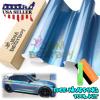 JDMBESTBOY Free Tool Kit 12"x60" Psychedelic Blue Gloss Metallic Rainbow Holographic Vinyl Wrap Sticker view 2