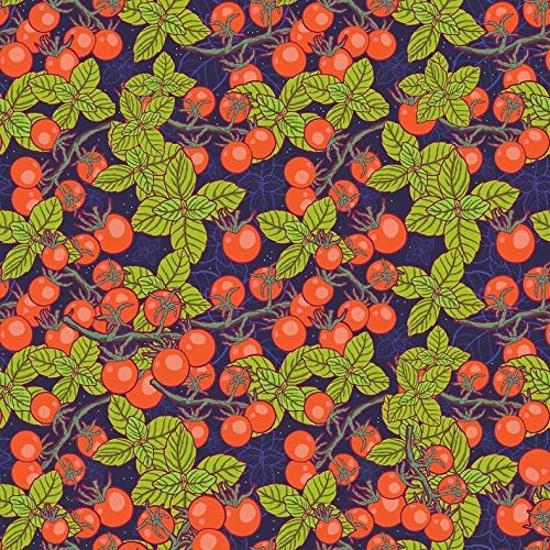 Magnet Mysterious Night in Space Garden with Cherry Tomatoes and Basil Car Magnetic Vinyl Bumper Sticker 5'' x 4''