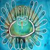 Magnet Kachina was a Dancer Original Painting Car Magnetic Vinyl Bumper Sticker 5'' x 4'' view 1