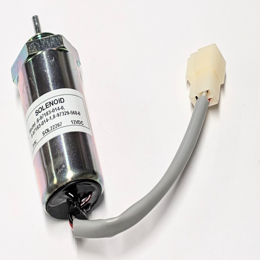 Solenoid, 12V, 4 Terminals, Compatiable with, Isuzu 8-97183-014-0, 8-97183-014-1, 8-97329-568-0 In USA ready to ship