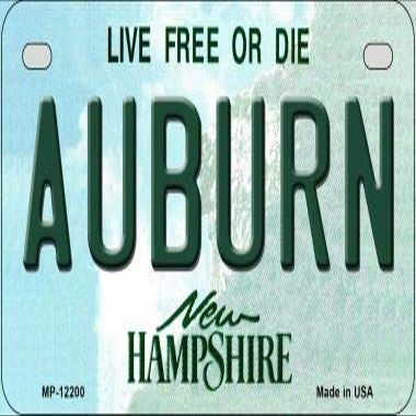 SMART BLONDE Auburn New Hampshire Novelty Metal Motorcycle Plate MP-12200