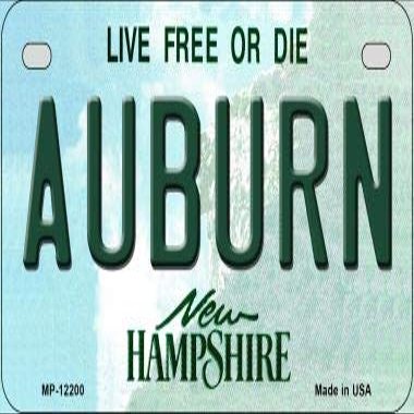 SMART BLONDE Auburn New Hampshire Novelty Metal Motorcycle Plate MP-12200