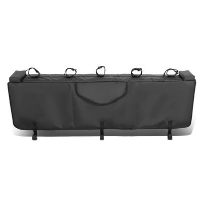 DNA Motoring 61" W X 16" H Heavy Duty Vinyl Truck Tail Padded Tailgate on Most Full-Size Trucks, Cover Adjustable Straps Handle Flap for Mountain Bike Carrier Bicycle, TGP-XL