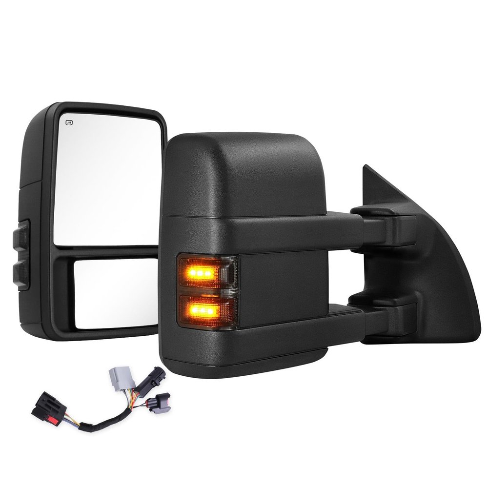 Sanooer Towing Mirrors for 1999-2016 Ford F250-F550 Super Duty