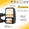 Sanooer Towing Mirrors for 1999-2016 Ford F250-F550 Super Duty view 2