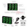 ELING Universal GPS Head Up Display Speedometer with Odometer Car Digital Speed Display MPH Over Speed Alarm Car Clock for All Vehicles C80 view 3