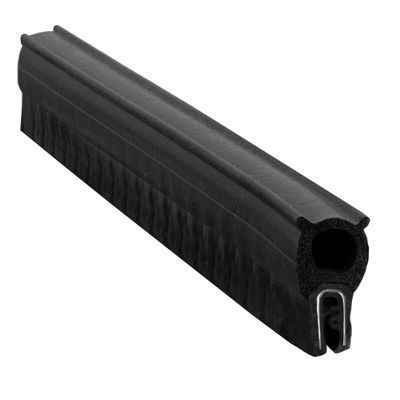 RecPro RV/Truck Cap Window Seal Dual Durometer 7/16" Vertical Bulb Clip-On (5 Feet)
