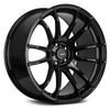 AVID.1 AV-20 Gloss Black 17x8 Custom Wheel 5x114.3 Bolt Pattern with +35 Offset Lightweight Performance Alloy Wheel Aggressive Street Style & Track-Ready Car Accessories view 1