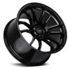 AVID.1 AV-20 Gloss Black 17x8 Custom Wheel 5x114.3 Bolt Pattern with +35 Offset Lightweight Performance Alloy Wheel Aggressive Street Style & Track-Ready Car Accessories view 3