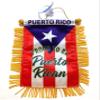 Puerto Rico flags for cars accessories sticker decals Puerto Rican Quality made banderas para autos small mini Banner hanging window car flags Boricua PR accessory view 2