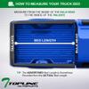 Low Profile Hard Tri Fold Aluminum Truck Bed Tonneau Cover Compatible with 15-22 Chevy Colorado/GMC Canyon 6 Ft (72") Long Bed view 3