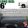 Low Profile Hard Tri Fold Aluminum Truck Bed Tonneau Cover Compatible with 15-22 Chevy Colorado/GMC Canyon 6 Ft (72") Long Bed view 4