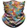 Obacle Bandana Face Mask for Dust Wind Sun Protection Seamless Bandana Mask Men Women Festival Fishing Hunting Riding Work Outdoor Running Tube Mask Neck Gaiter (Multicolor Small Flower) view 1