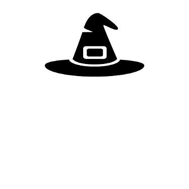 Magnet Halloween Witch Hat Ideology Car Magnetic Vinyl Bumper Sticker 5'' x 4''